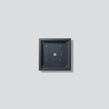 Siedle GA 612-2/2-01 xx Aufputzgehäuse für 4 Funktionsmodule, Aluminium, pulverbeschichtet, vertikal/horizontal montierbar, 232 x 232 x 36,5 mm