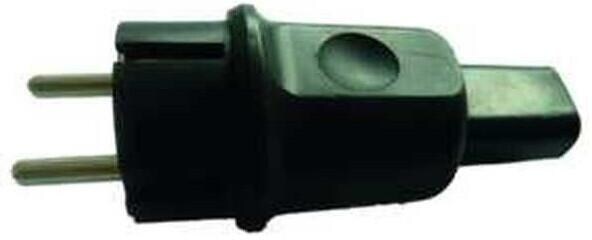Protec.class PILLUVGKS Illu Vollgummi-Konturenstecker, 16A, 250V, schwarz (05103994)