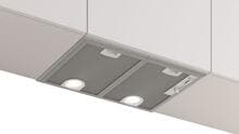 Bosch DHL555BM Serie 4 Lüfterbaustein, 53 cm breit, 604 m³/h, 3 Lüfterstufen und 1 Intensivstufe, Silber, metallisch