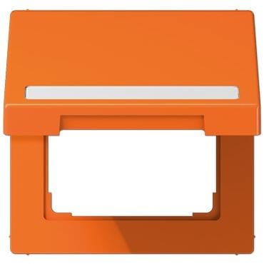 Jung LS990BFNAKLO Klappdeckel mit Schriftfeld, orange