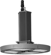 Schuch TRIANO L LED-Hallenleuchte, grau