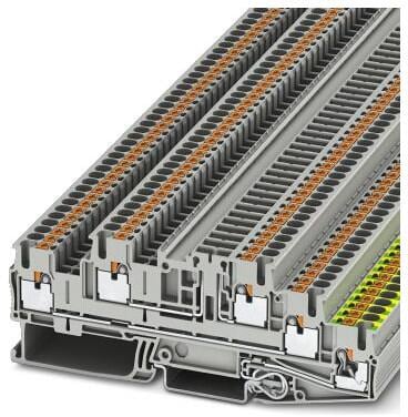 Phoenix Contact PTB 2,5-PE/L/TG Installations-Schutzleiterklemme, 2-polig, 22A, grau (3210539)