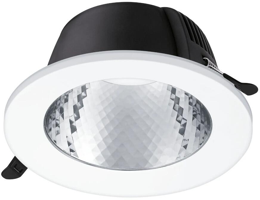 Philips DN070B LED12/840 12W 220-240V D150 RD EU Ledinaire Einbaudownlight, 12W, Ø170mm, 1200lm, 4000K, Abstrahlungswinkel 60°, IP20/54, schwarz/weiß