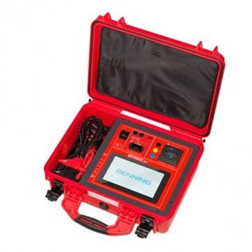 Benning ST 755+. Gerätetester zur Prüfung elektrischer Geräte/ Arbeitsmitteln, RCD, Rot