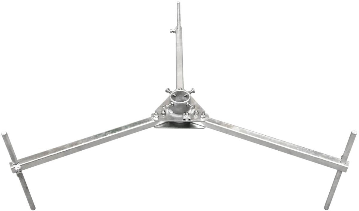 Produktbild von MERIGLARE Dreibeinstativ Für Bunsenbrenner – Aluminiumlegierung, Höhenverstellbar 14–21 Cm, Ø 12/7,6 Cm – Für Labor & Schule