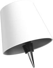 M-E LUNA-70W Hochwertige LED Flaschenleuchte mit bis zu 3 Tagen Leuchtdauer, Lithium-Akku, weiß (41479)