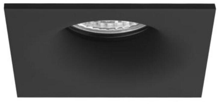 Brumberg LOOPsmooth-S Einbaudownlightgehäuse, 100% Recycled Ocean Plastic, Einbautiefe 20mm + Höhe LED-Modul, quadratisch, starr, schwarz (27067180)
