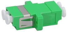 CobiNet 115251 LWL-Kupplung LC-LC DX, SM, OS2, APC 8°/9°, Schraub+Snap-In, grün (115251)
