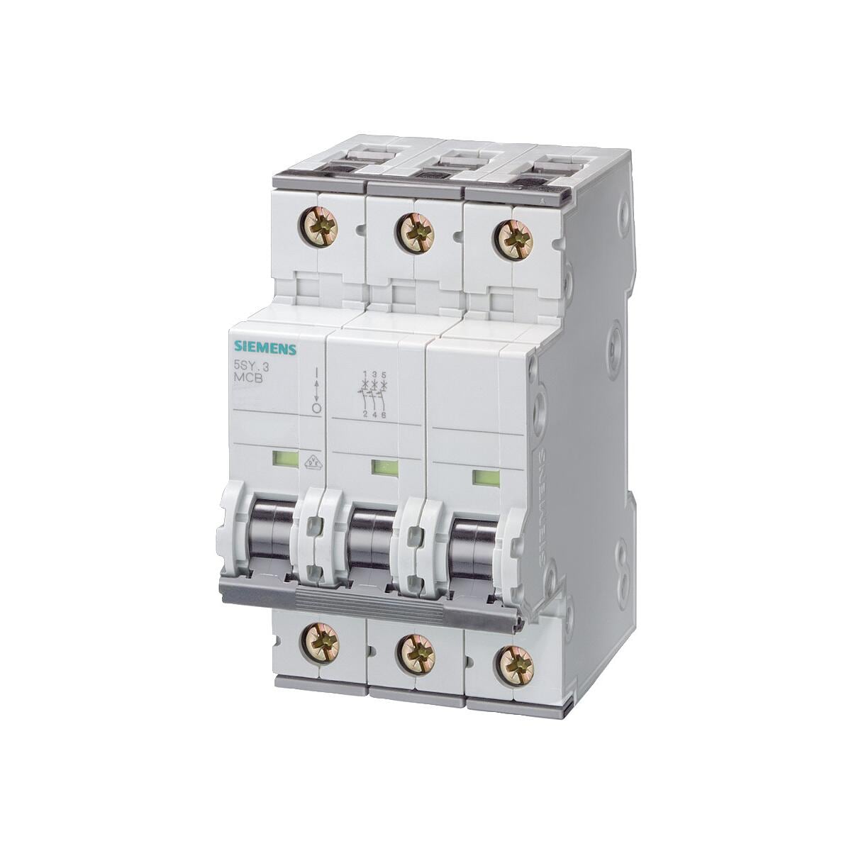 Siemens 5SY4313-6 Leitungsschutzschalter 400V 10kA, 3-polig, B, 13A, T=70mm