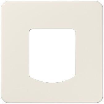 Jung 189 A Abdeckung für Ackermann, Typ 74189 A, 74189 L, weiß