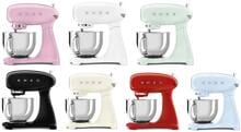 Smeg SMF05 50's Style Küchenmaschine, 1000 W,  Planetenrührwerk, Sicherheitsabschaltung