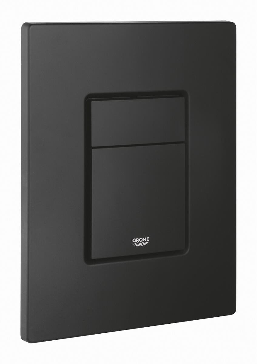 GROHE Skate Cosmopolitan Abdeckplatte für 2-Mengen/Start & Stopp-Betätigung, phantom black (38732KF0)