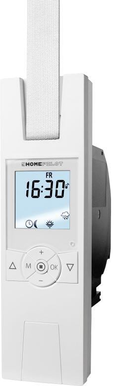 HomePilot Gurtwickler RolloTron premium smart Minigurt, Zugkraft: 45 kg Für eine Gurtbandbreite von 15 mm Per App bedienbar, weiß (10181545)