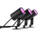 Philips Hue Lily Outdoor 3er-Pack LED Spot, Außenstrahler, 8W, 1770lm, schwarz (915005629701)