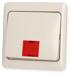 Peha D 80.640 N GLK W Standard Wippe, weiß, rote Linse (177111)
