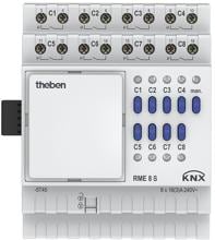 Theben RME 8 S KNX 8-fach Schaltaktor MIX2, 2000 Watt, IP 20 (4930225)