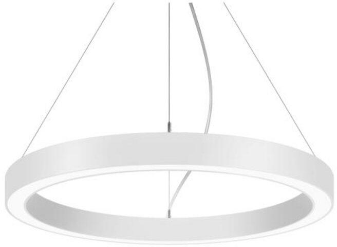 Brumberg BIRO CIRCLE LED-Pendel-Ringleuchte, D=450mm, H=100mm, 30W, 3017lm, 3000K, direkt, Casambi dimmbar, Betriebsgerät, weiß (13535173CA)