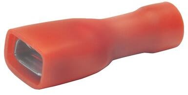 Klauke 720V Flachsteckhülsen, 0,5-1qmm, rot