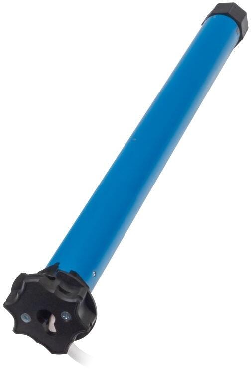 HomePilot Rollladenmotor premium smart m10, 10 Nm, SW60, Per App bedienbar Blockier- und Hinderniserkennung Selbstständig lernende Endpunkte, blau (10