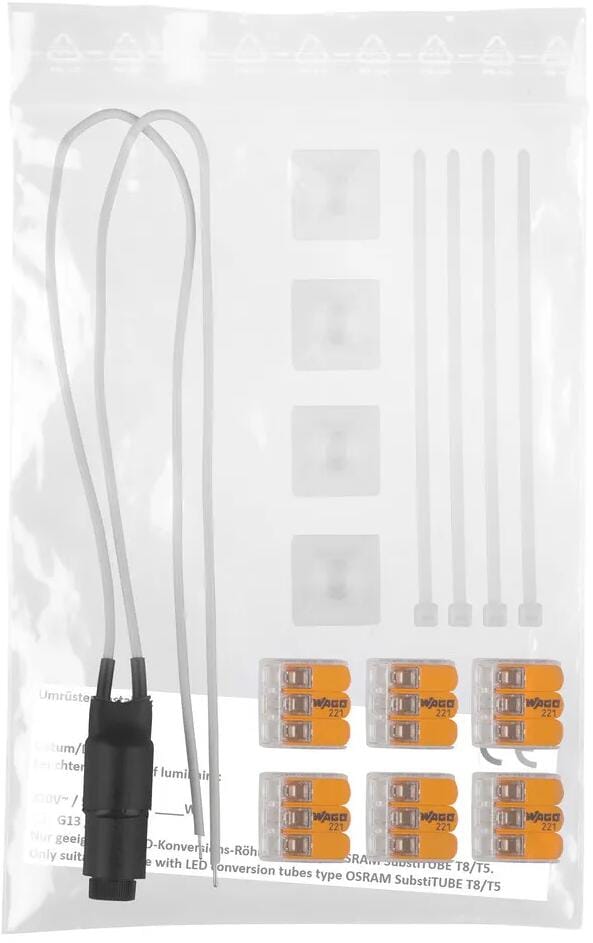 Led Tube Conversion Kit LEDVANCE LED TUBE CONVERSION KIT DOUBLE 2 LAMP, Umrüstkit für ...
