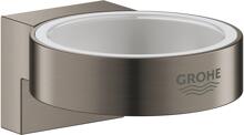 GROHE Selection Halter für Glas/Schale/Spender, hard graphite gebürstet (41027AL0)