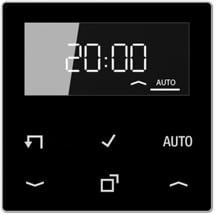 Jung A1750DSW Timer Standard mit Display, schwarz