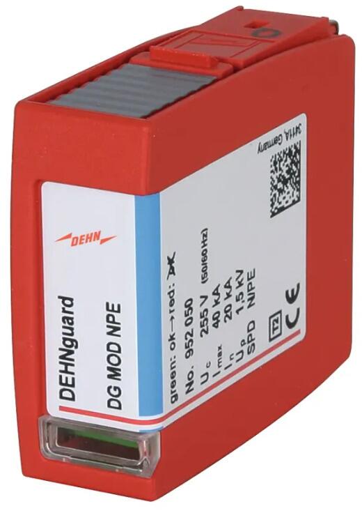 Dehn DG MOD NPE Überspannungsableiter Typ 2 N-PE-Funken Strecken-Schutzmodul für DEHNguard M TT .. (952050)