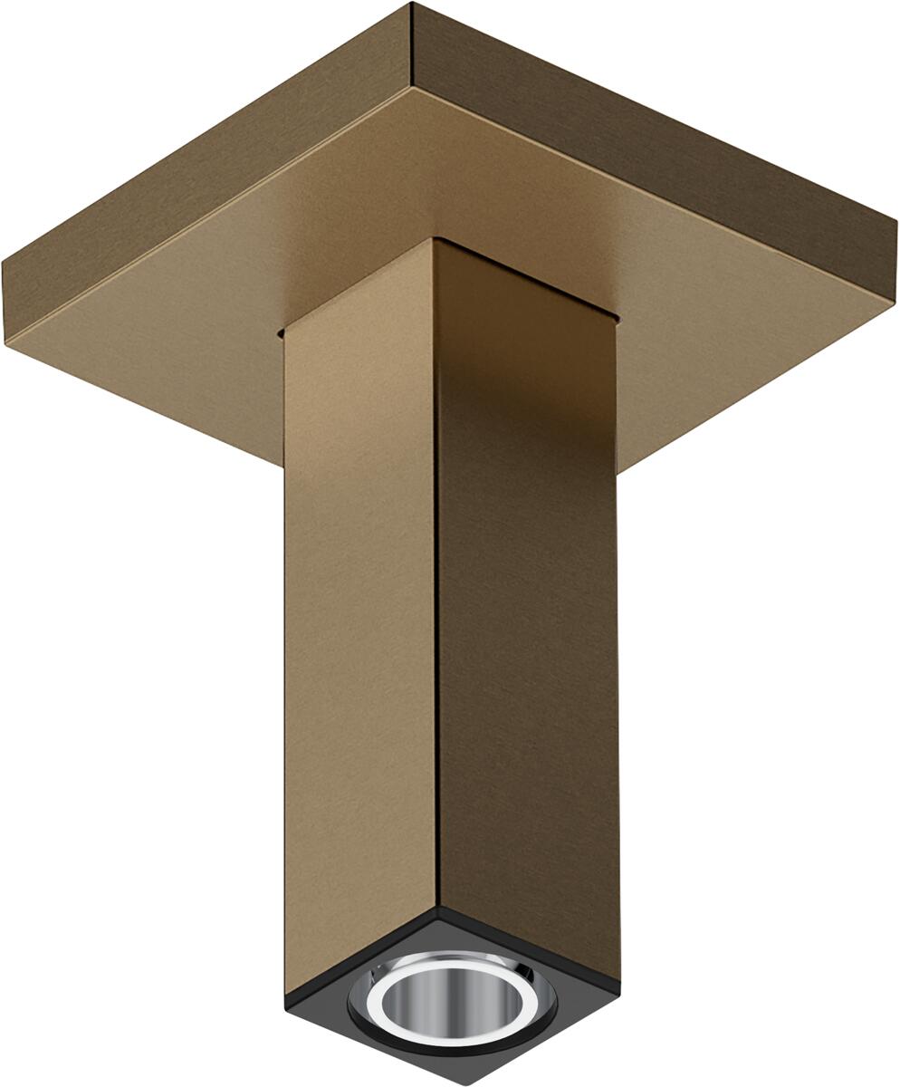 hansgrohe Deckenanschluss E 10 cm, Messing/Kunststoff, Brushed Bronze (24338140)