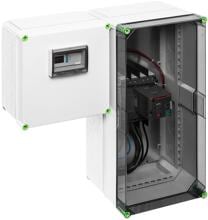 Spelsberg GNA 7310 Netz- und Anlagenschutz, transparent, Schutzart IP65, Schlagfestigkeit IK08, Schutzklasse II, Bemessungsspannung 400V AC, halogenfrei (03331001)