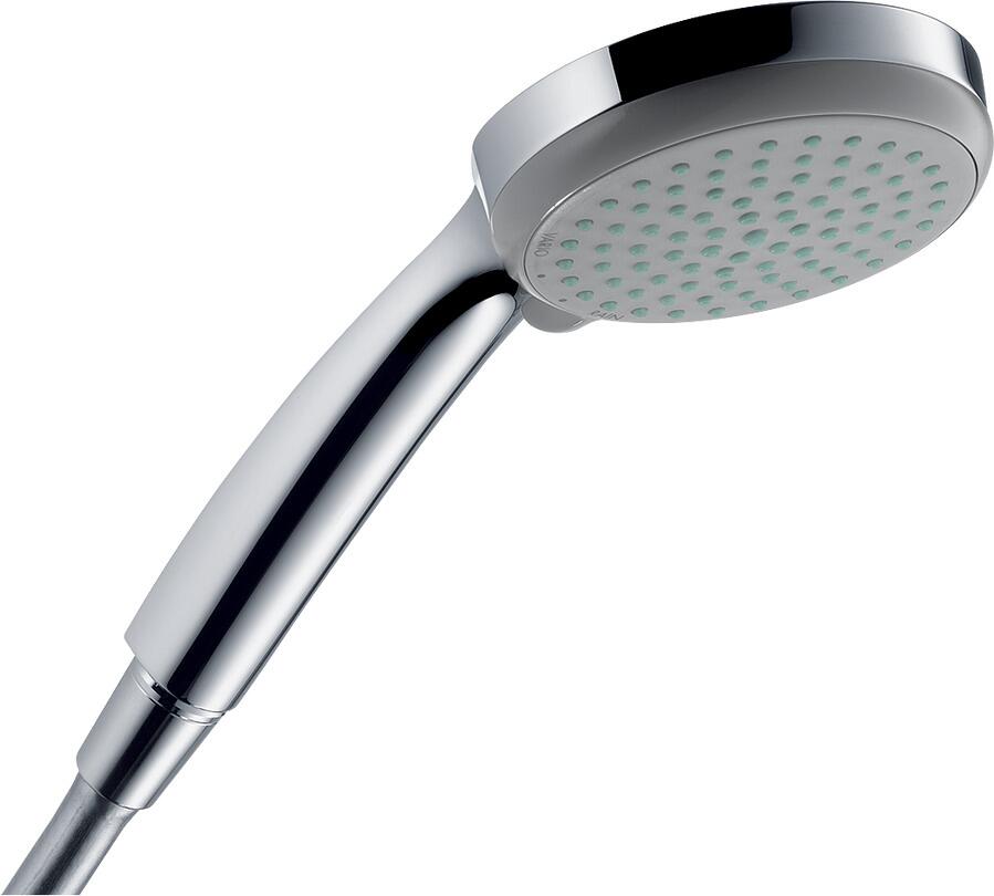 hansgrohe Croma 100 Duschkopf Vario wassersparend, Kunststoff, 9 l/min, 100 mm, Chrom (28537000)