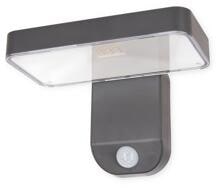 Reality Esquel Solar-Außenwandleuchte LED, 1-flammig, Bewegungsmelder, 4,5W, 290lm, 3000K, anthrazit (R22261142)