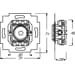 Busch-Jaeger Druckfolgetaster-Einsatz 1-polig, Wechsler ohne N-Klemme 2021/6 U, impuls (2CKA001413A0871)