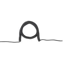 Bachmann 654.180 Spiralleitung, schwarz, 2m
