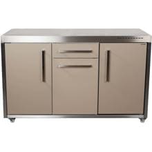 Stengel MO 150 S Miniküche Outdoor, Kühlschrank mit Gefrierfach, Schublade