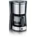 Severin KA 4822 Type Kaffeemaschine, 1000W, 10 Tassen, 1,25l, automatische Abschaltung, Warmhalteplatte, Edelstahl gebürstet/schwarz