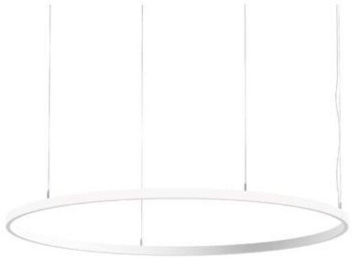 Brumberg ANDROS OUT LED-Pendel-Ringleuchte, D=1.200mm, H=35mm, 42 W, DALI, 3000K, 3300 lm, weiß struktur (84072173)