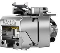 Telegärtner AMJ-SL Modul Cat.6A, T568A, silber (100023209)