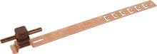 Dehn DLH US 8 H16 L335 BR GALCU Dachleitungshalter, UNIsnap, Cu/K-braun, H 16mm, rund 8mm, mit geprägter Strebe, L 335mm (204157)