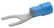 Klauke 630C4 Quetschkabelschuhe, Gabelform, 1,5-2,5qmm, M4, blau