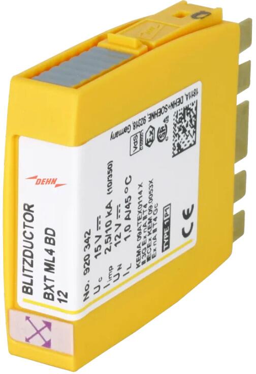 Dehn BXT ML4 BD 12 Kombiableiter-Modul für 2 Doppeladern BLITZDUCTOR XT mit LifeCheck (920342)