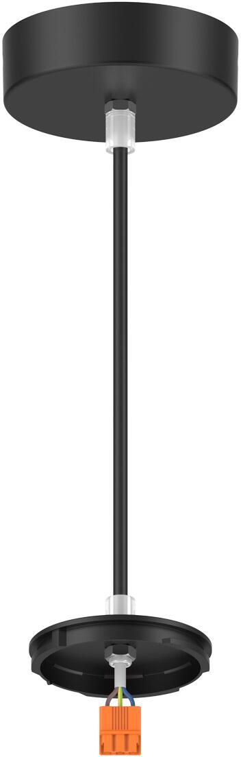 EVN TRACK A Seilabhängung mit Baldachin für CA250925, Kabellänge:150cm, schwarz (CAPE2509)