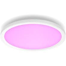 Philips Hue White & Color Ambiance Surimu Runde LED Panelleuchte, 2850lm, 4000K, weiß (929003598101)