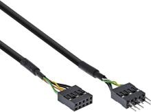 InLine Audiokabel Verlängerung intern, für HD audio und AC97, 0,4m (19995D)