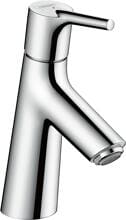 hansgrohe Talis S Standventil 80 mit Pinngriff für Kaltwasser oder vorgemischtes Wasser ohne Ablaufgarnitur, Messing, 5 l/min, Chrom, (72017000)