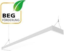 EVN LED Pendelleuchte up/down light, rechteckig, 220-240V IP40, 21,27,32,37W, 3000K, 4000K, 2646-5180lm, schaltbar, weiß (PPS1500125)