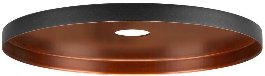 SLV LALU PLATE 22 Leuchtenschirm für Pendelleuchte LED Base, Mix&Match, Ø 22cm, schwarz/bronze (1007547)
