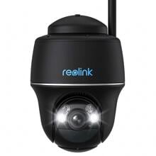 Reolink Argus Series B430-B akkubetriebene, kabellose 5 MP Dualband WLAN-Überwachungskamera, Schwenk- und Neigefunktion, schwarz