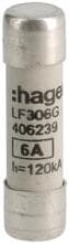 Hager LF3XXG Zylindersicherung für industrielle Anwendungen, 10x38mm, gG, AC, 120kA