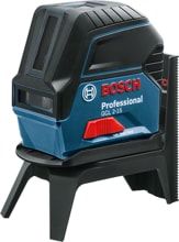 Bosch GCL 2-15 Professional Linienlaser (0601066E00), Arbeitsbereich 15 m, inkl. Schutztasche und Laserzieltafel