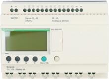 Schneider Electric SR2B201BD SPS-Steuerrelais, Zelio Logic, kompakte Ausführung, 20 E/A, 24 VDC, Display, Uhr, Relaisausgänge